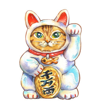 Cat Wish Statue - Maneki-neko