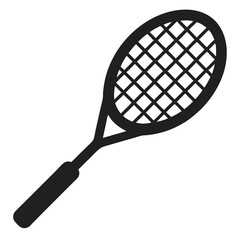 tennis racket isolated on white background