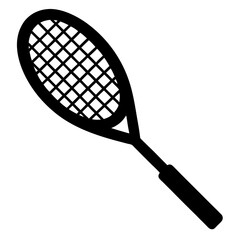 badminton racket and shuttlecock