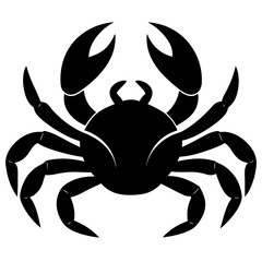 crab isolated on white background