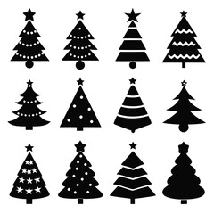 A Collection of christmas icons set