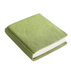 green book isolated on white background