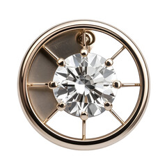 Obraz premium Minimalist design lapel pin