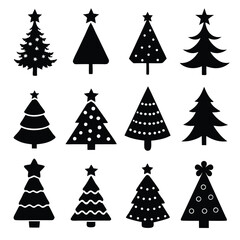 A Collection of christmas icons set