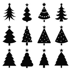 A Collection of christmas icons set