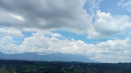 clouds in the sky
