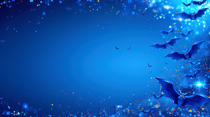 Halloween Theme Intricate Spider Webs Wallpaper for Background Bats and Decor 