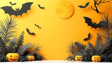 Halloween Theme Intricate Spider Webs Wallpaper for Background Bats and Decor 