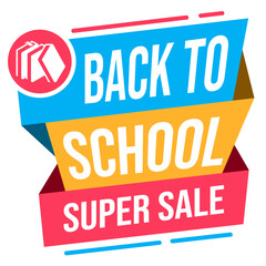 Educational sale banners for back to school season