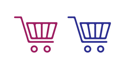 vector shopping cart icon