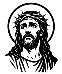 Jesus with Crown of Thorns