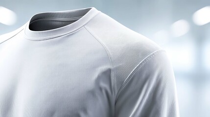 High-Quality White Athletic T-Shirt for Sports and Casual Wear
