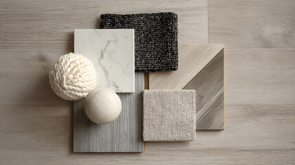 Vinyl flooring sample featuring sophisticated design choices for contemporary interiors-
