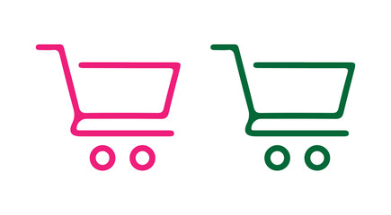 shopping cart icon vector illustration