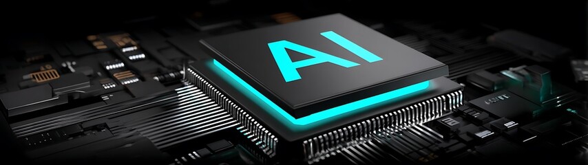 AI Chip on Circuit Board