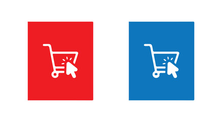 shopping cart glyph icon vector illustration eps 10