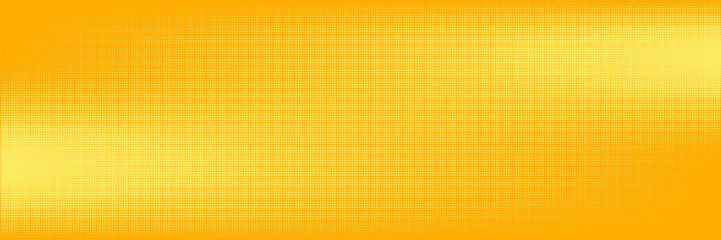 Yellow halftone pattern. Retro comic gradient background. Bright orange pixelated dotted texture overlay. Cartoon pop art faded gradient pattern. Vector backdrop for poster, banner, advertisement