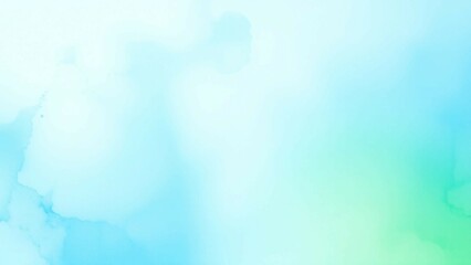 Sanfter Aquarellverlauf von Blau zu Gr&uuml;n mit weichen &Uuml;berg&auml;ngen. Moderner Hintergrund f&uuml;r Designprojekte, Poster, Einladungen und digitale Kunst.