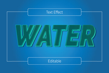 Text effect vector design template