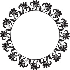 Beautiful flower art and mandala vector design