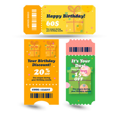 Free vector gift voucher template design	