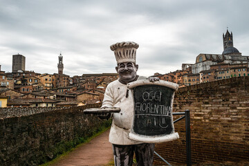 Panorama of Siena Italy