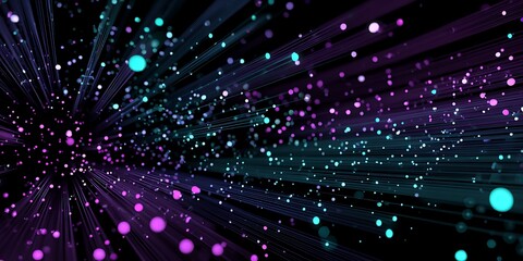 Abstract burst of light