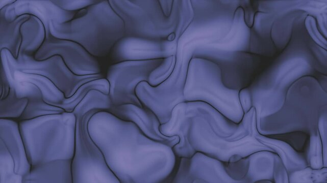 Padr&atilde;o abstrato de textura fluida em tons de azul-violeta