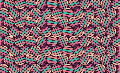 Soft Rainbow Concentric Rings Background