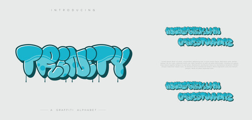 Hand-Drawn Bubble Graffiti Letters – Urban Design Elements