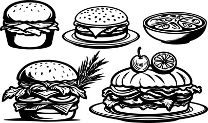 fast food collection