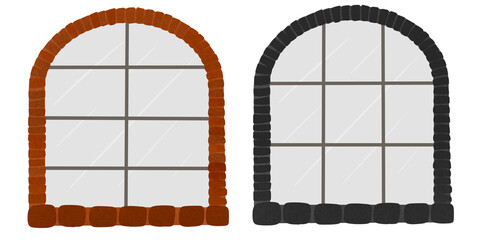 old window in the window