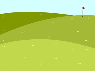 golf course background