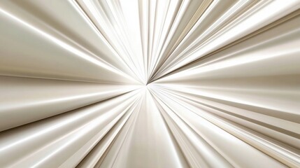 Light beige fabric texture with radiating folds