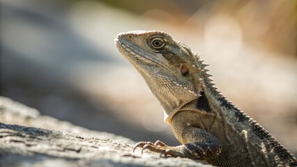 Lizard, sharp and realistic, Photo, Natural light.