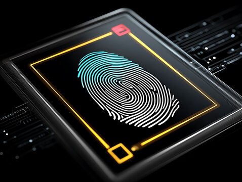 Fingerprint scan on a digital device