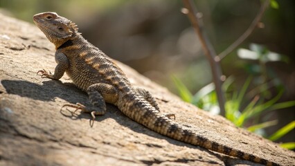 Fototapeta premium Lizard, sharp and realistic, Photo, Natural light.