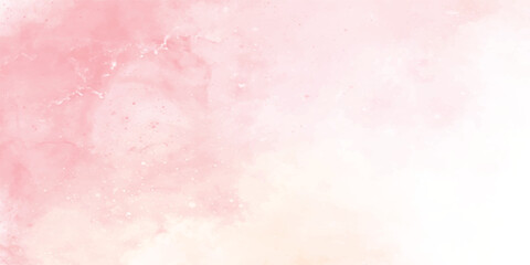 Soft Pink and White Watercolor Sky Texture with Gentle Cloud Layers for Calm and Airy Backgrounds. Dreamy Pink and White Cloudy Sky Wash with Misty Gradient for Serene Nature-Inspired Visuals