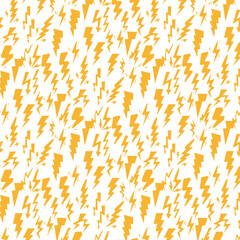 Pack thunder Lightning icons seamless pattern