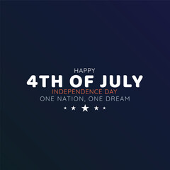 vintage style 4th of july vector with american pride