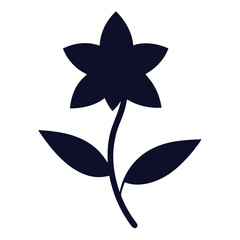 black and white flower