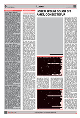 Newspaper Page Layout Mockup