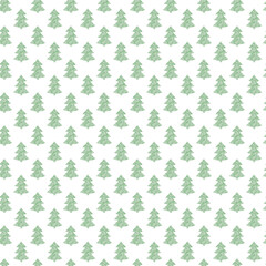 seamless pattern with christmas trees