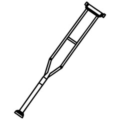 Medical Aid Crutch Icon