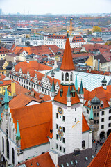 Obraz premium The Old Town Hall in Munich - Germany