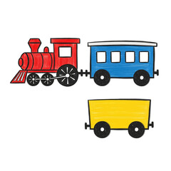vector illustration of a train