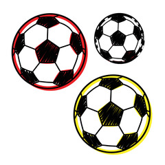 soccer ball vector illustration