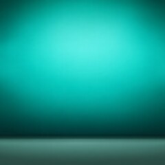 Abstract gradient teal background with shelf