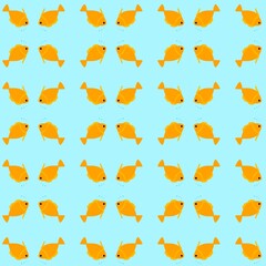 seamless pattern with fiish