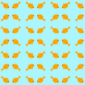 seamless pattern with fiish